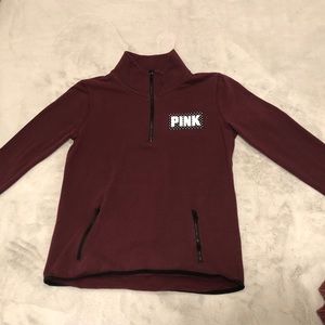 PINK quarter-zip